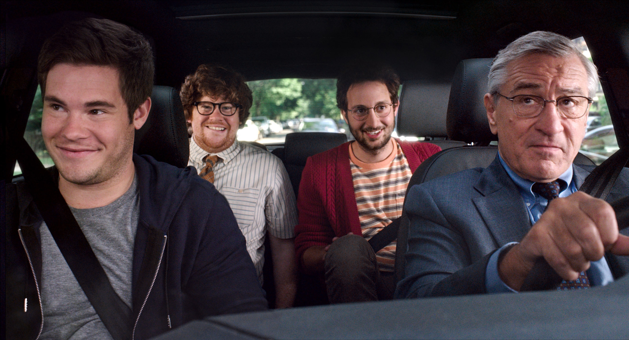 Still of Robert De Niro, Peter Vack, Adam DeVine and Zack Pearlman in Naujokas (2015)