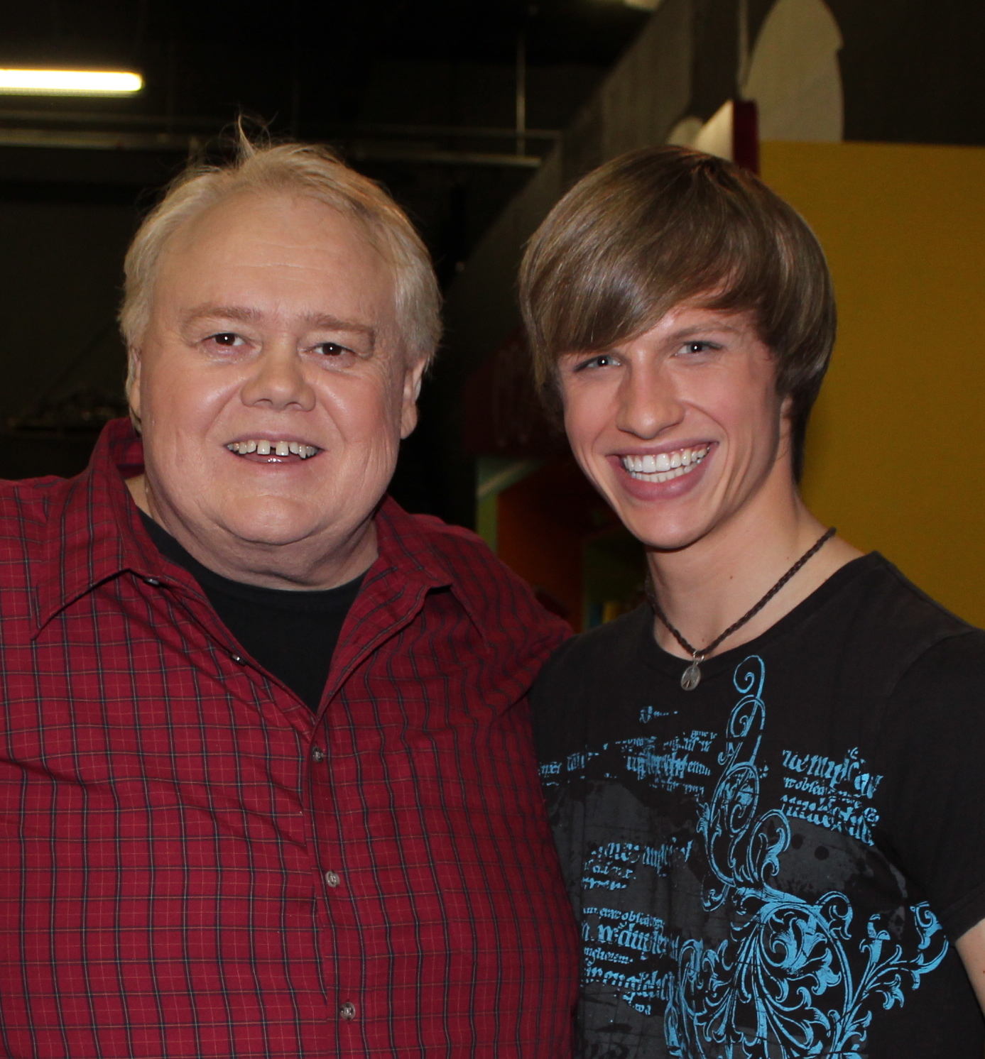 Still of Louie Anderson and Connor Weil