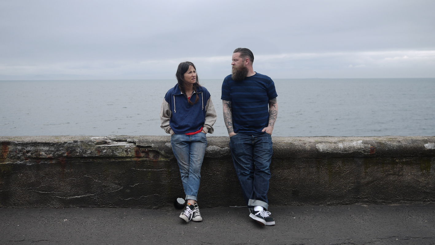 KT Tunstall & Chris Turner on the shoot of CARRIED