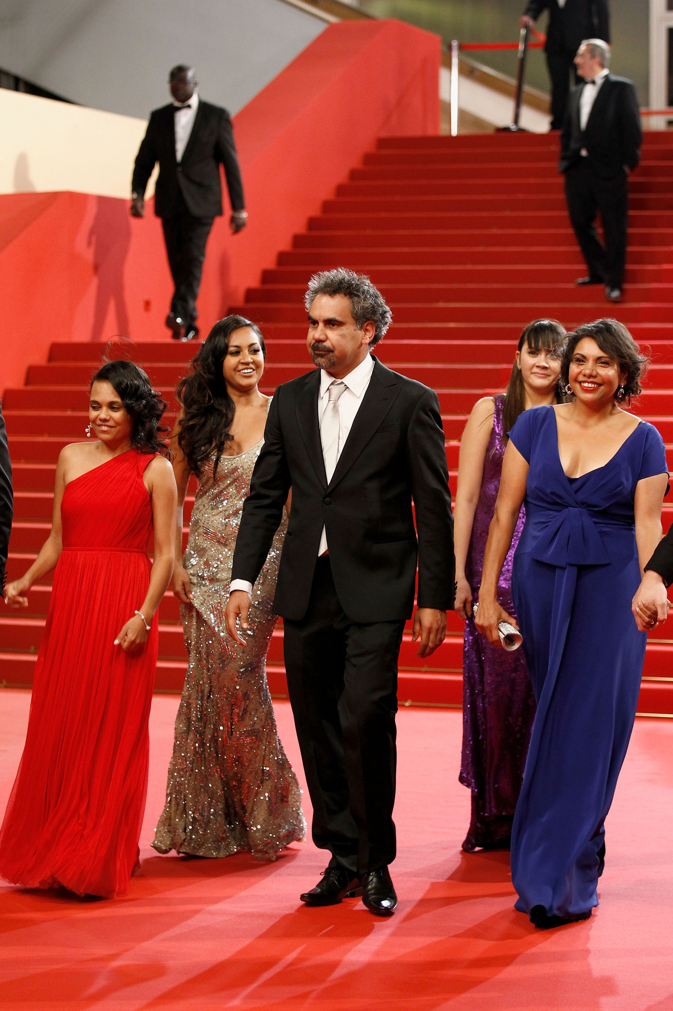 Tory Kittles, Deborah Mailman, Jessica Mauboy, Miranda Tapsell and Shari Sebbens at event of The Sapphires (2012)