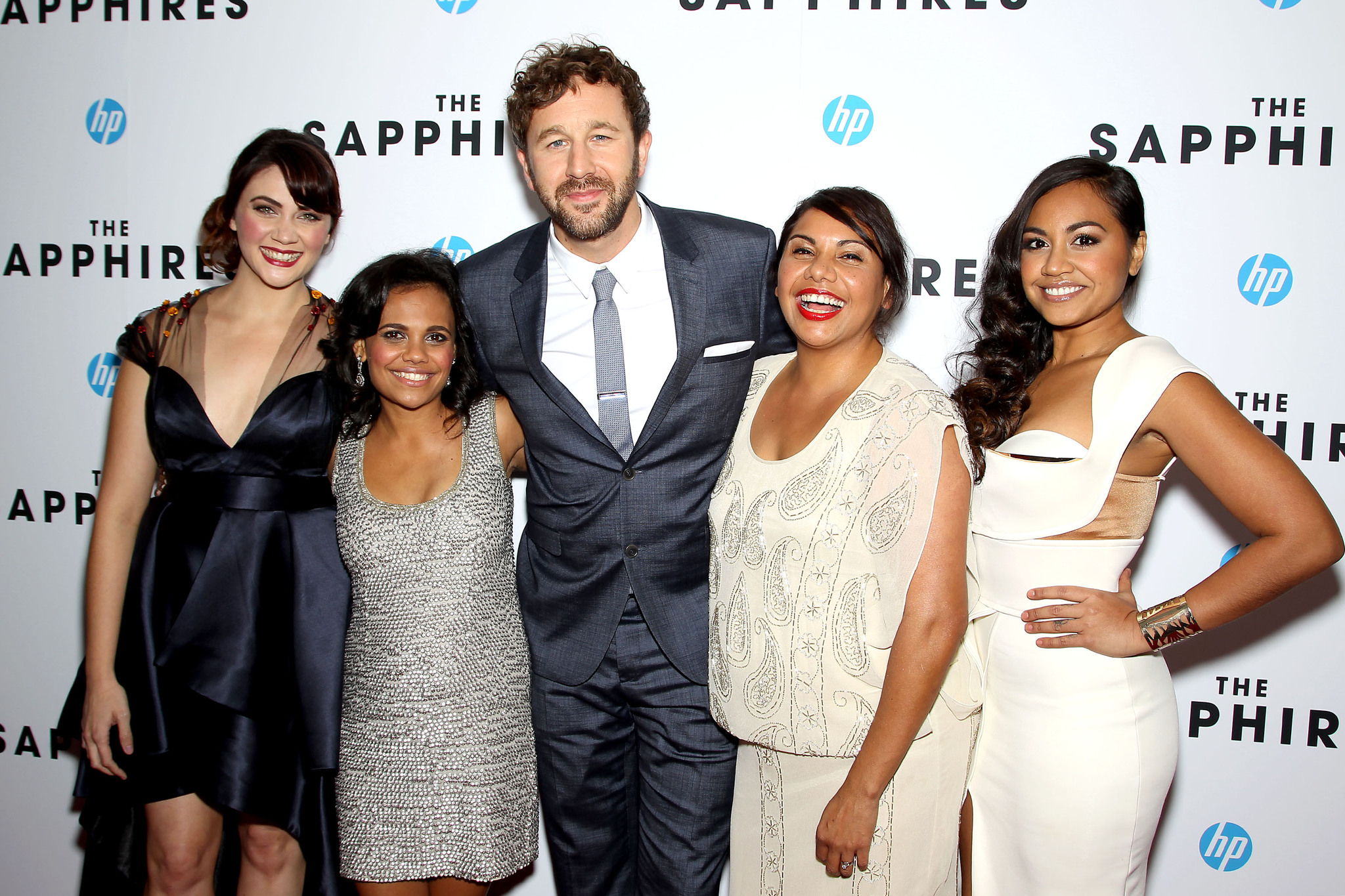 Deborah Mailman, Chris O'Dowd, Jessica Mauboy, Miranda Tapsell and Shari Sebbens at event of The Sapphires (2012)