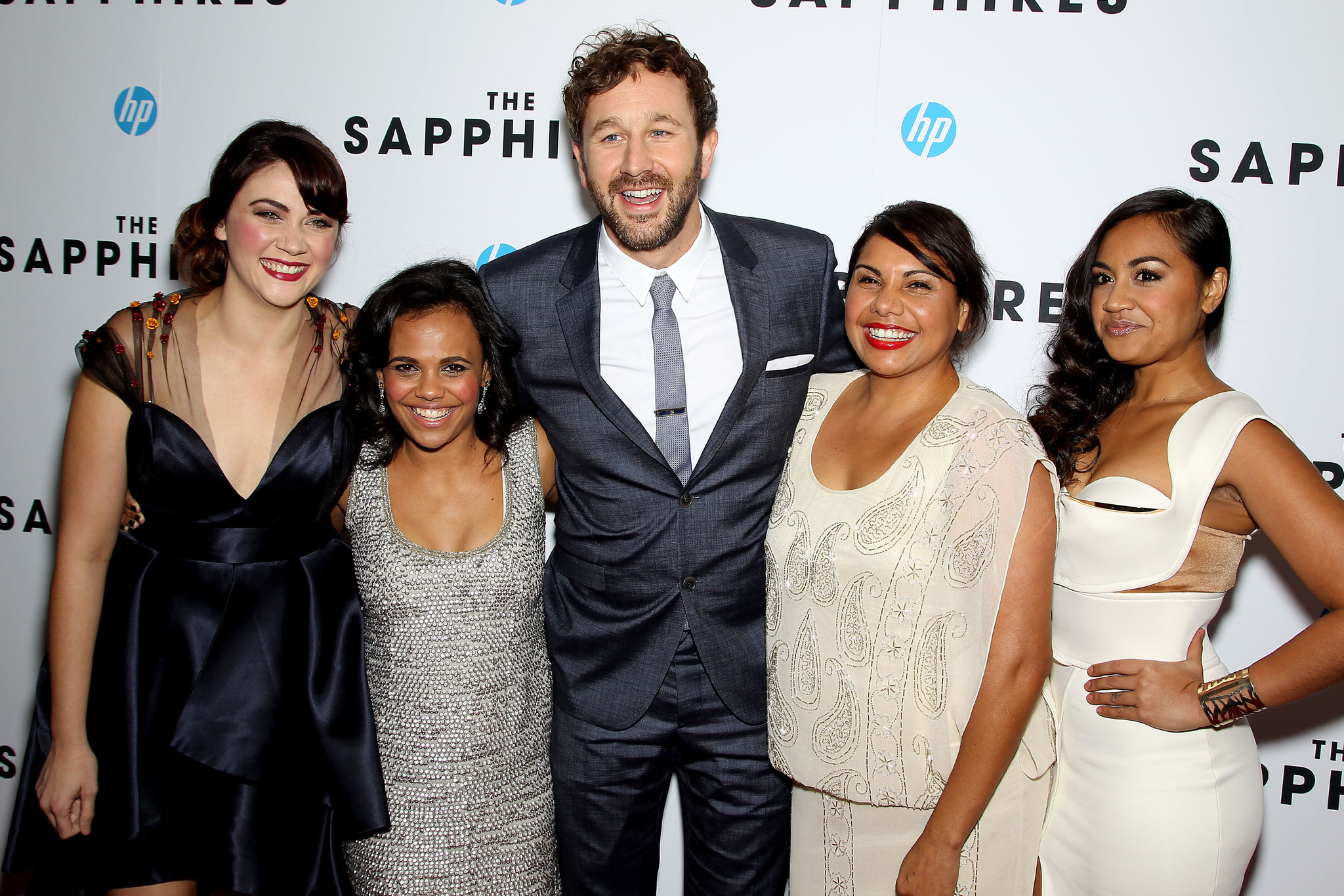 Deborah Mailman, Chris O'Dowd, Jessica Mauboy, Miranda Tapsell and Shari Sebbens at event of The Sapphires (2012)