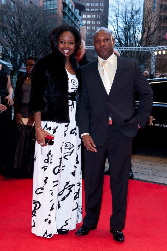 Seen here with my lawyer and manager Farrah Auguste at the 2013 Berlin film festival