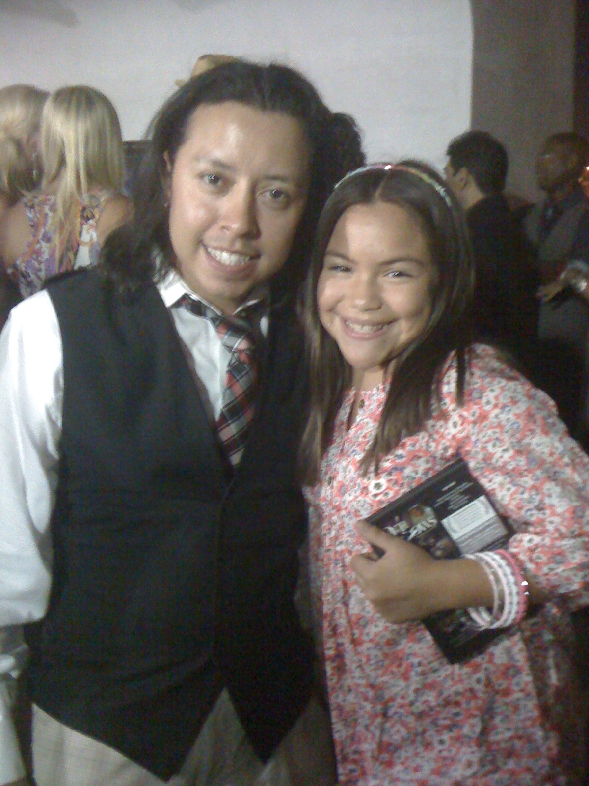 Tiffany Martinez with Actor, Carlos Ramirez during Susan's Remembrance Screening.
