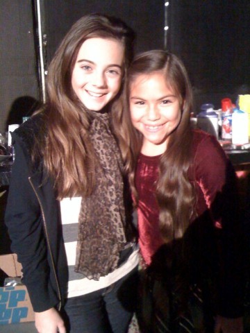 Tiffany Martinez and Actress/Model Ava Allan on set of Susan's Remembrance.