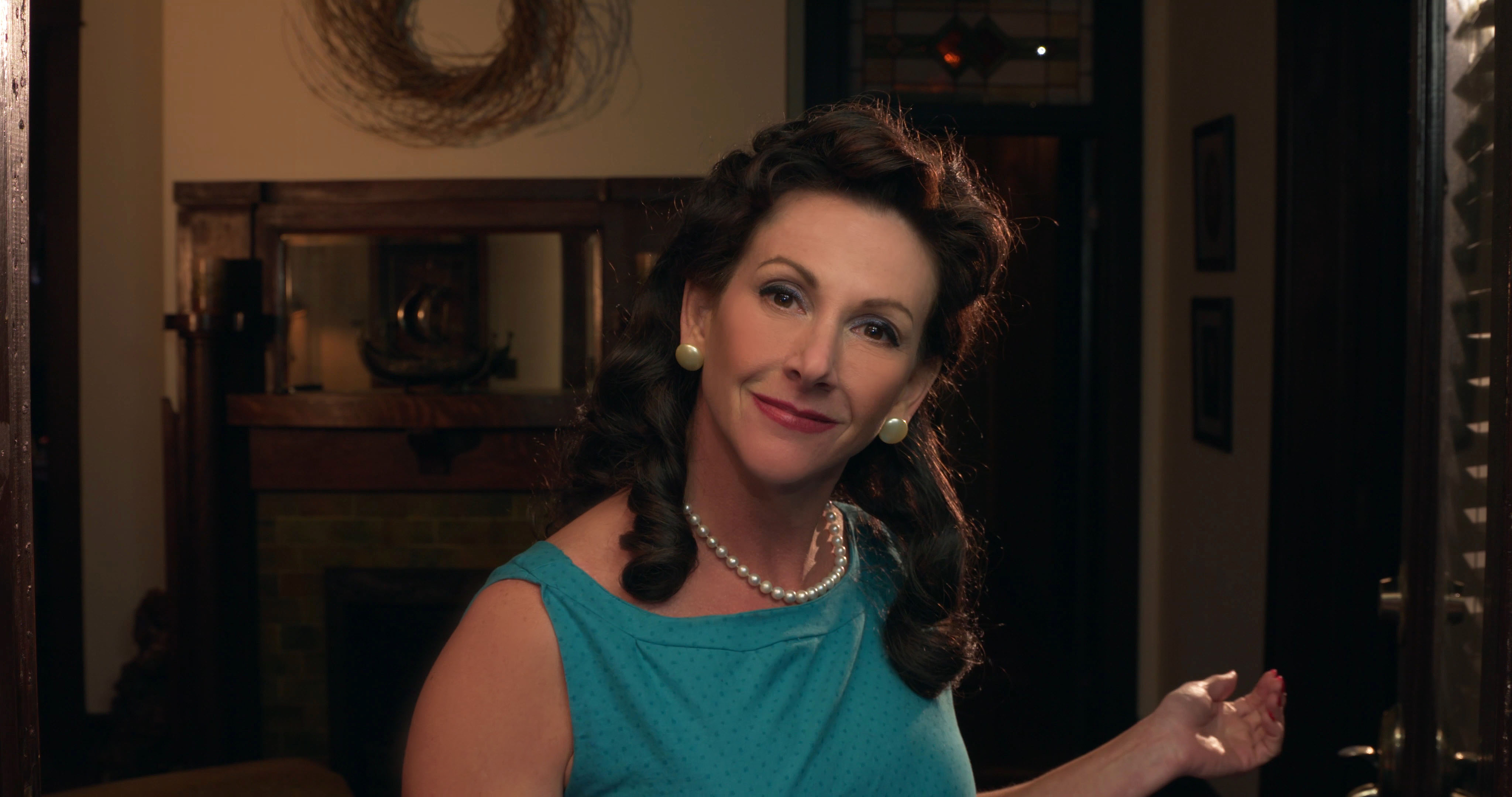 Wendy Keeling as Rosina Leckermaul in The Unconventional Gourmet.