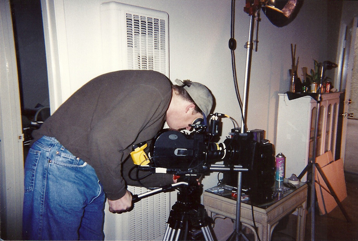 Second Unit DP Michael King getting ready to shoot