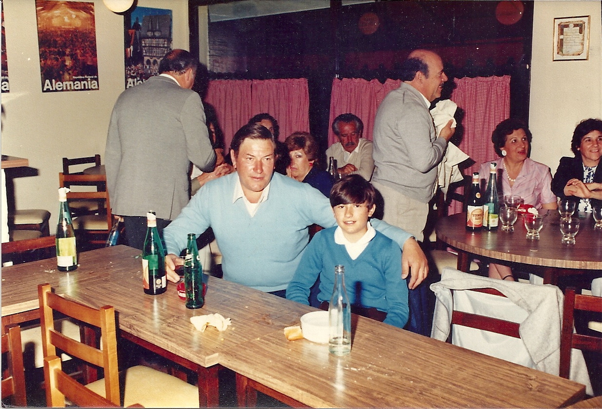 My father and I when I was 12
