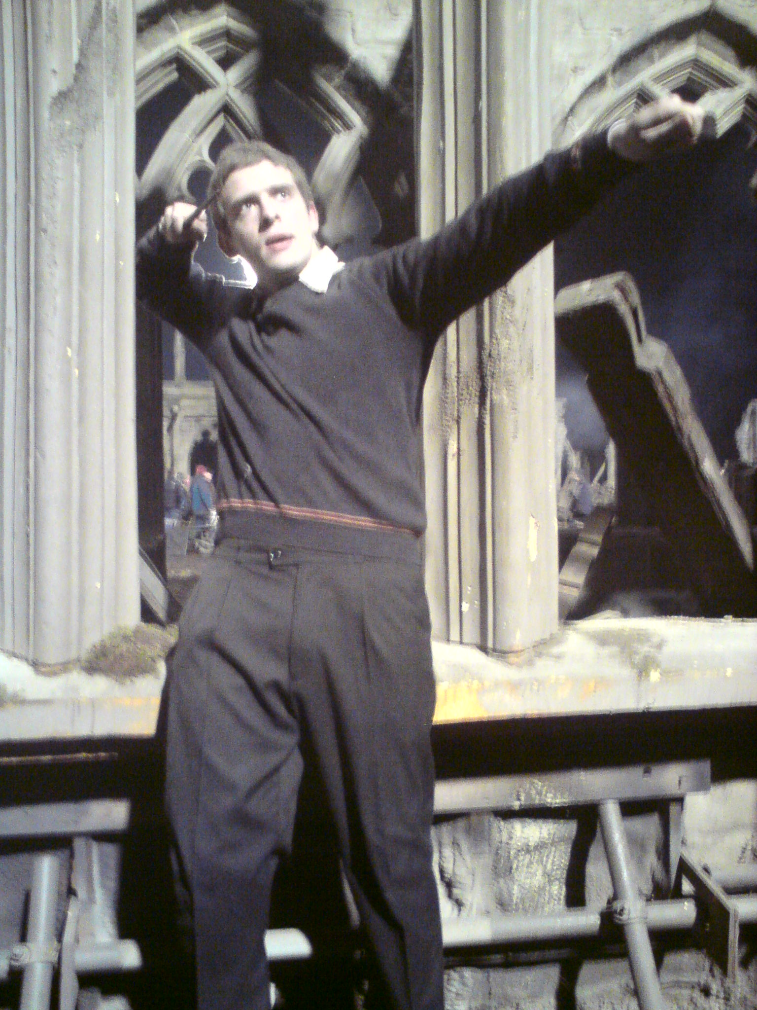 Full length pose from Freddie Hogan in Harry Potter and The Deathly Hallows Part II