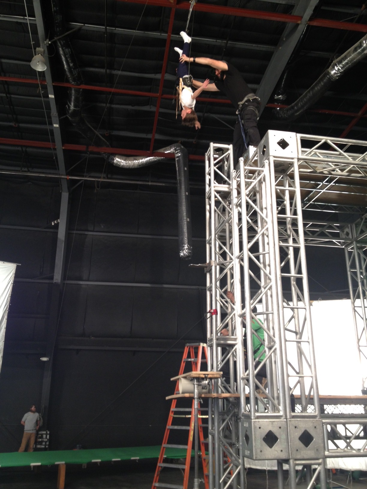 Stunt work for McDonalds with stunt man Casey Adams.