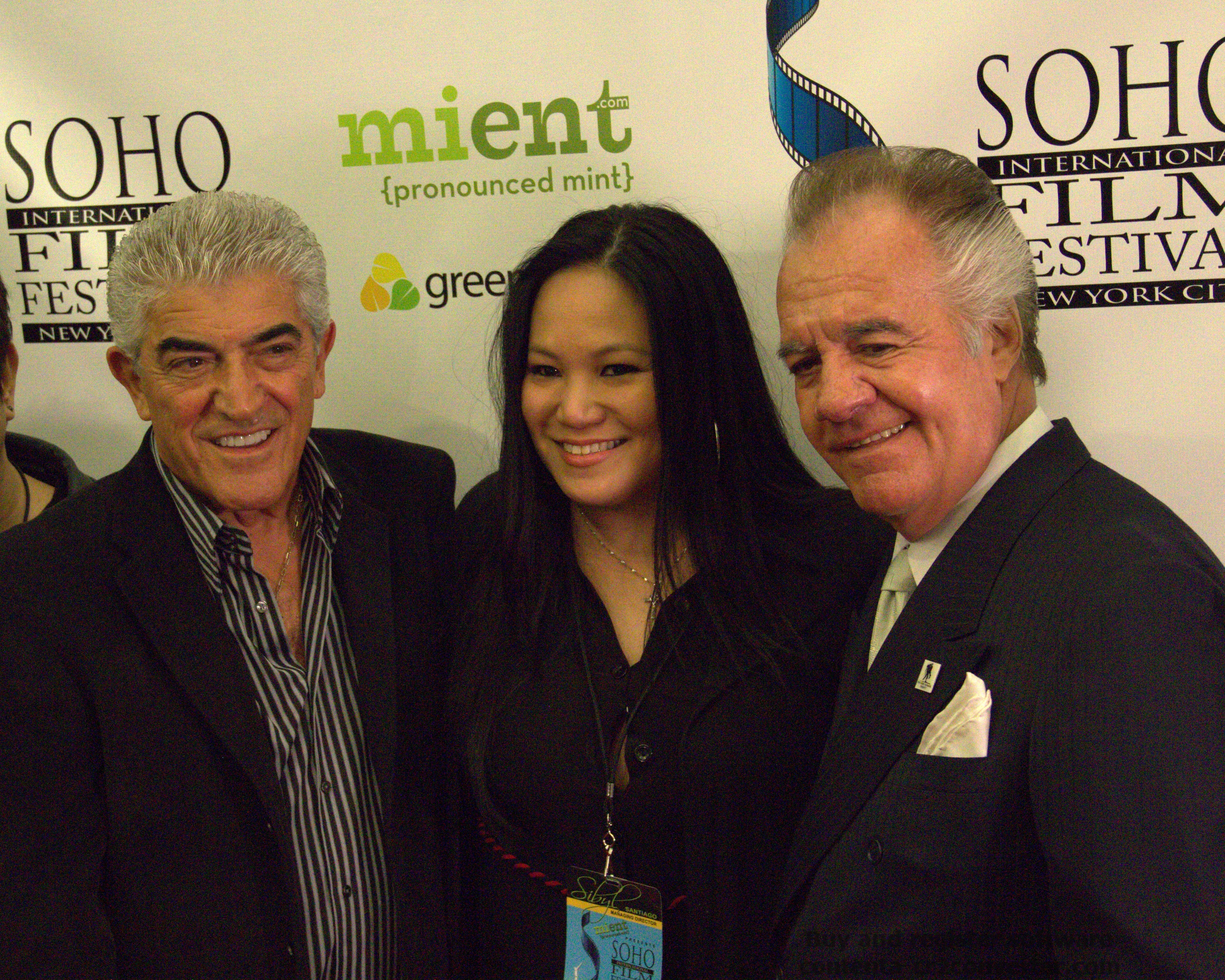 Frank Vincent, Sibyl Santiago & Tony Sirico 2011 SOHO International Film Festival