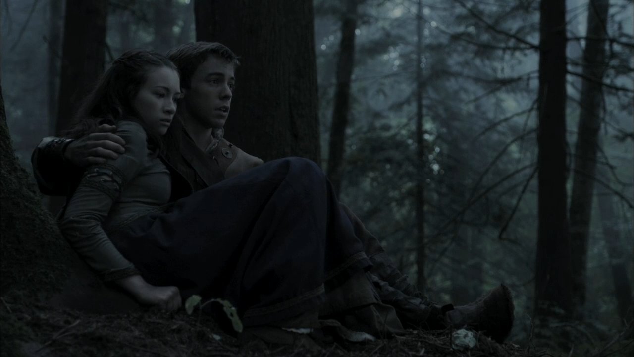 Connor Price and Jodelle Ferland in R.L. Stine's The Haunting Hour