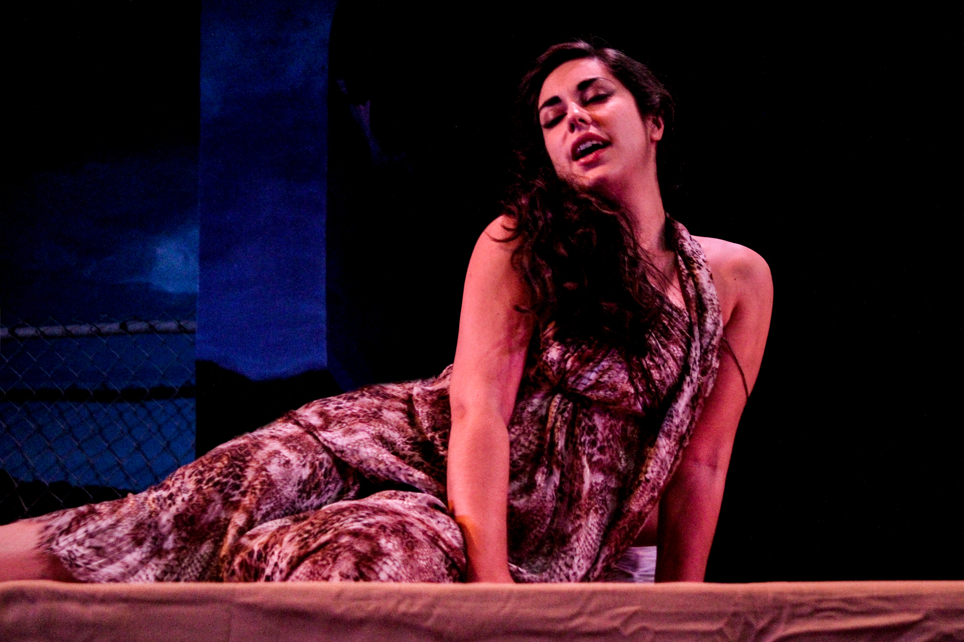 Anna Rebek as Cat in Moxie Theater's References to Salvador Dali Make Me Hot.