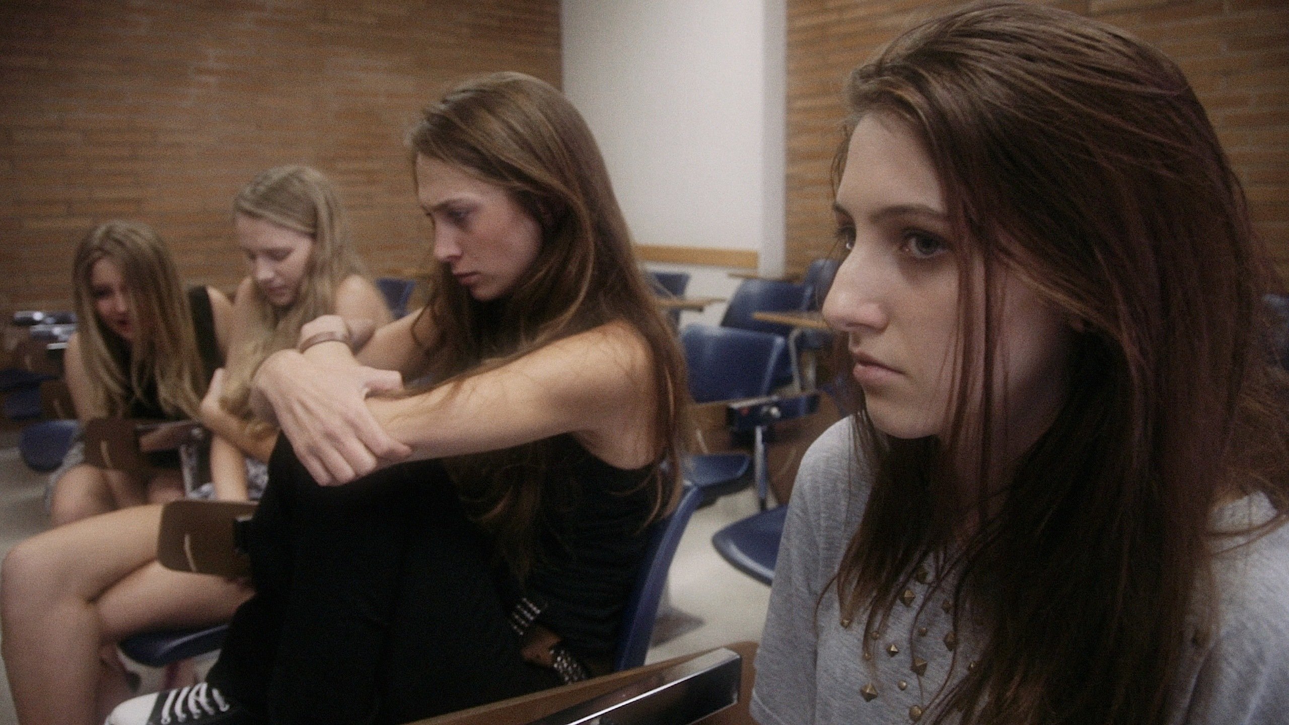 Still of Jayna Sweet, Tara Leahy, Stell Bahrami, and Violet Paley in PINK ZONE (2014)
