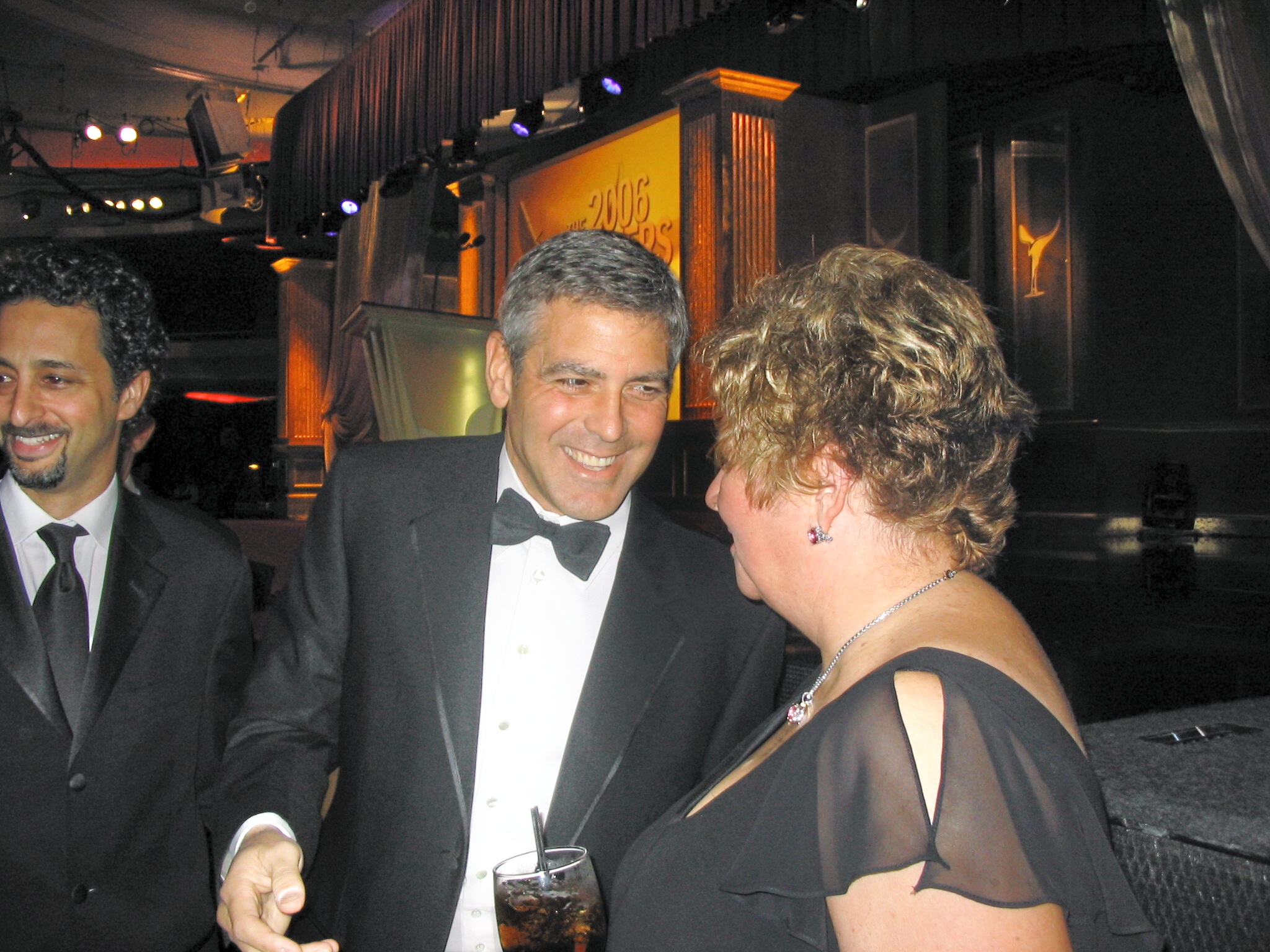 WGA awards 2005 George Clooney and Glessna Coisson