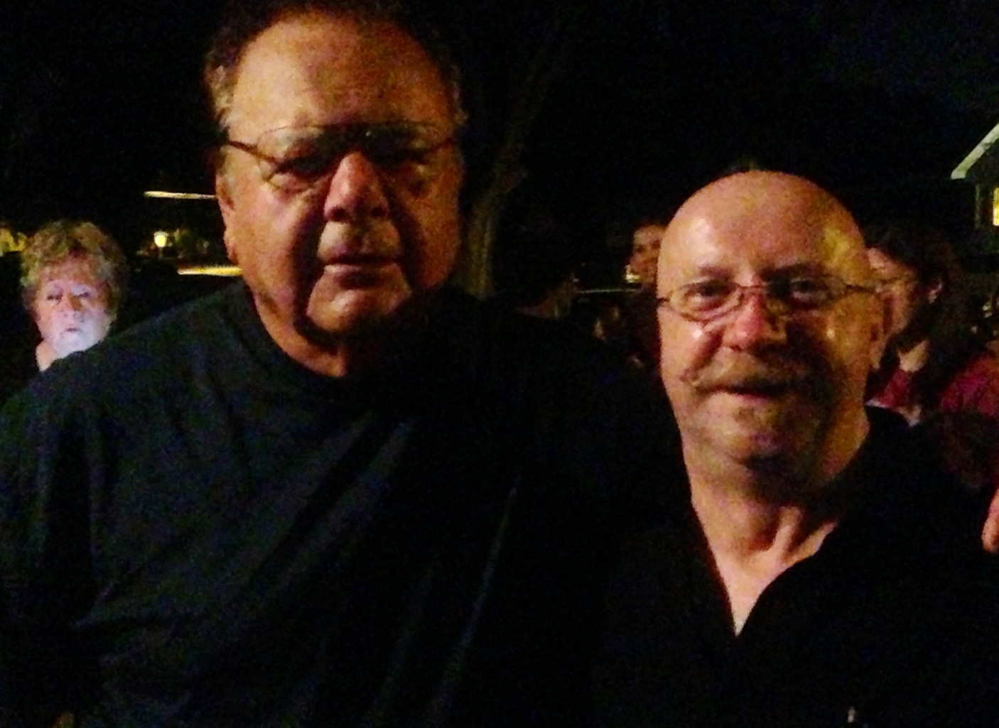 Paul Sorvino and Edmond G Coisson at Precious Mettle's wrap party
