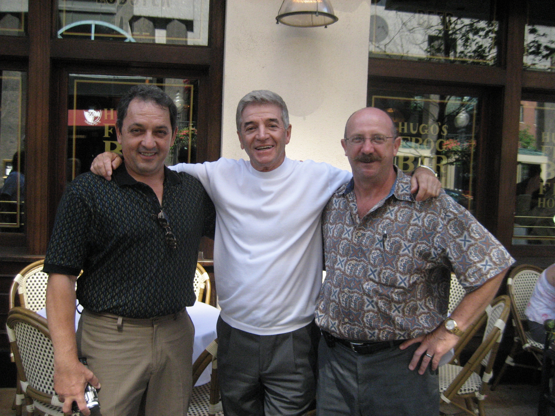 Lou Ruiz, Tom Dreesen and Edmond G Coisson
