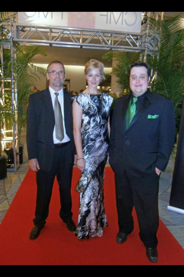 David Gullason, Kate Eaton, Mikey McBryan at the 2011 Gemini Awards