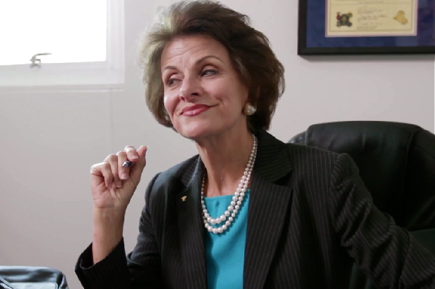 Kathryn Browning as Congresswoman Gracie Todd Englewright in the Rob Raffety political comedy series CapSouth, 2013