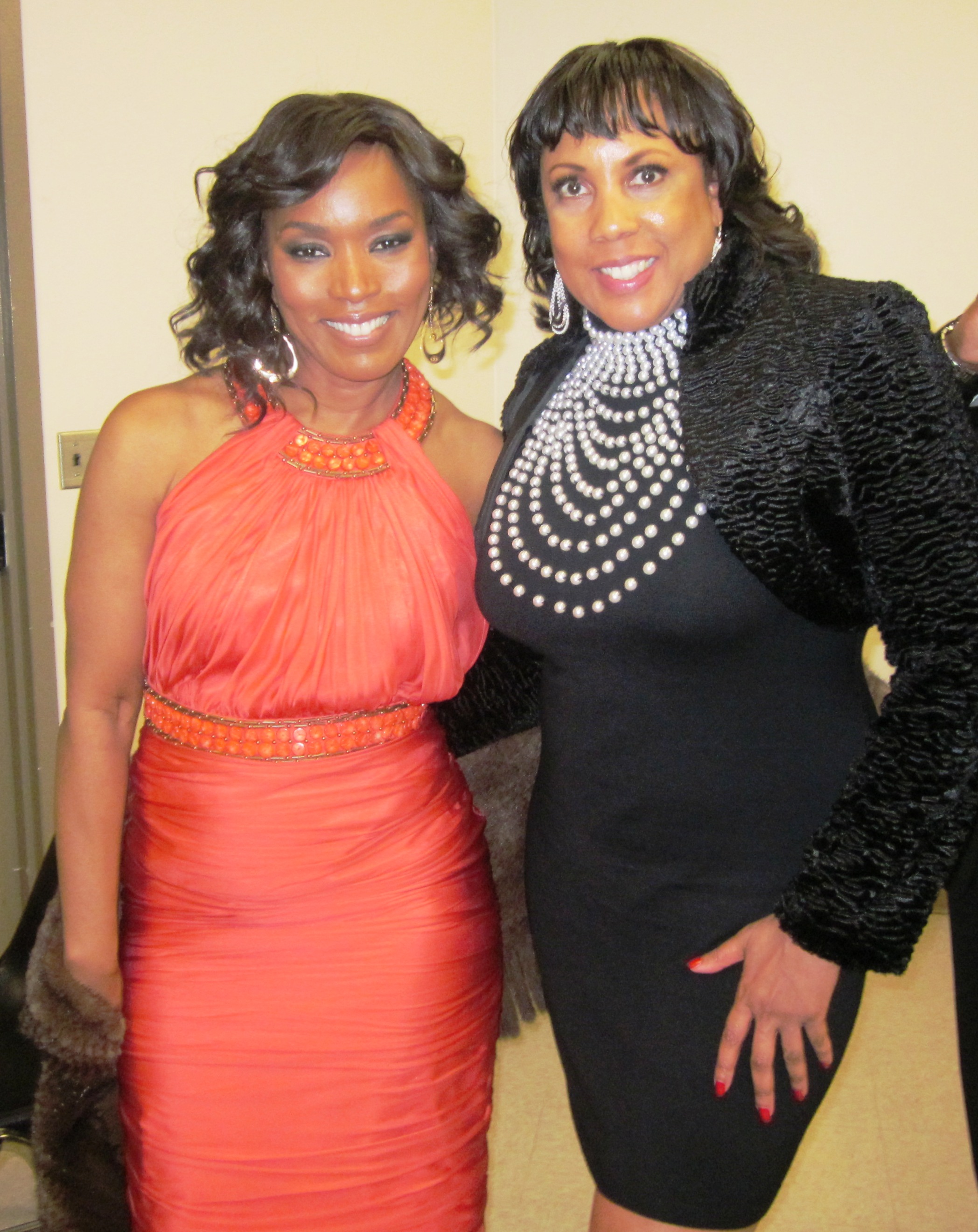 Actress Angela Bassett recently honored by Essence Magazine and Assemblymember Mike Davis.
