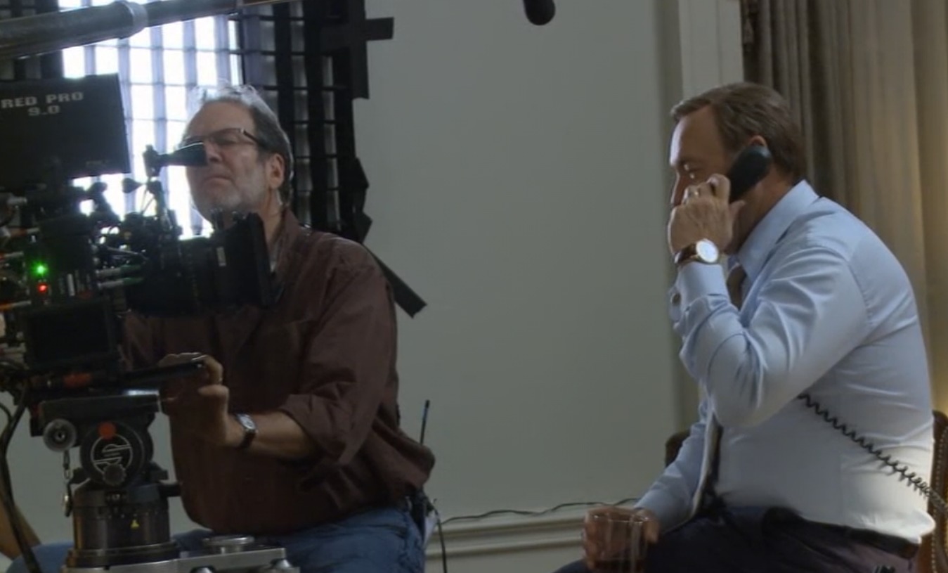 House of Cards - Season 3 'Backstage Politics - Behind the Scenes'. Gary Jay - 'A' Camera and Kevin Spacey