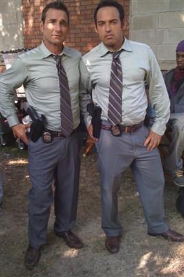 Bob as stunt double for Shawn Majunder on Detroit 1-8-7