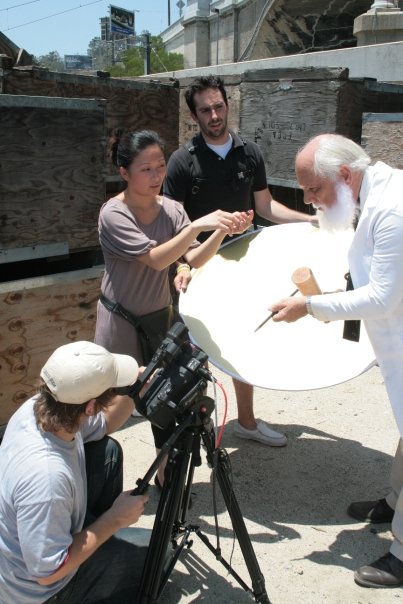 Wilson Stiner directing his segment for the omnibus feature, Death of Socrates for Kanalya Pictures.