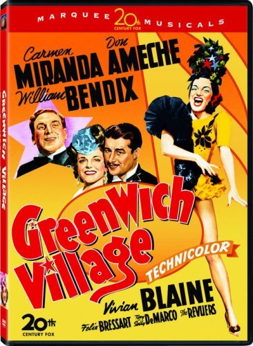 Carmen Miranda, Don Ameche, William Bendix and Vivian Blaine in Greenwich Village (1944)