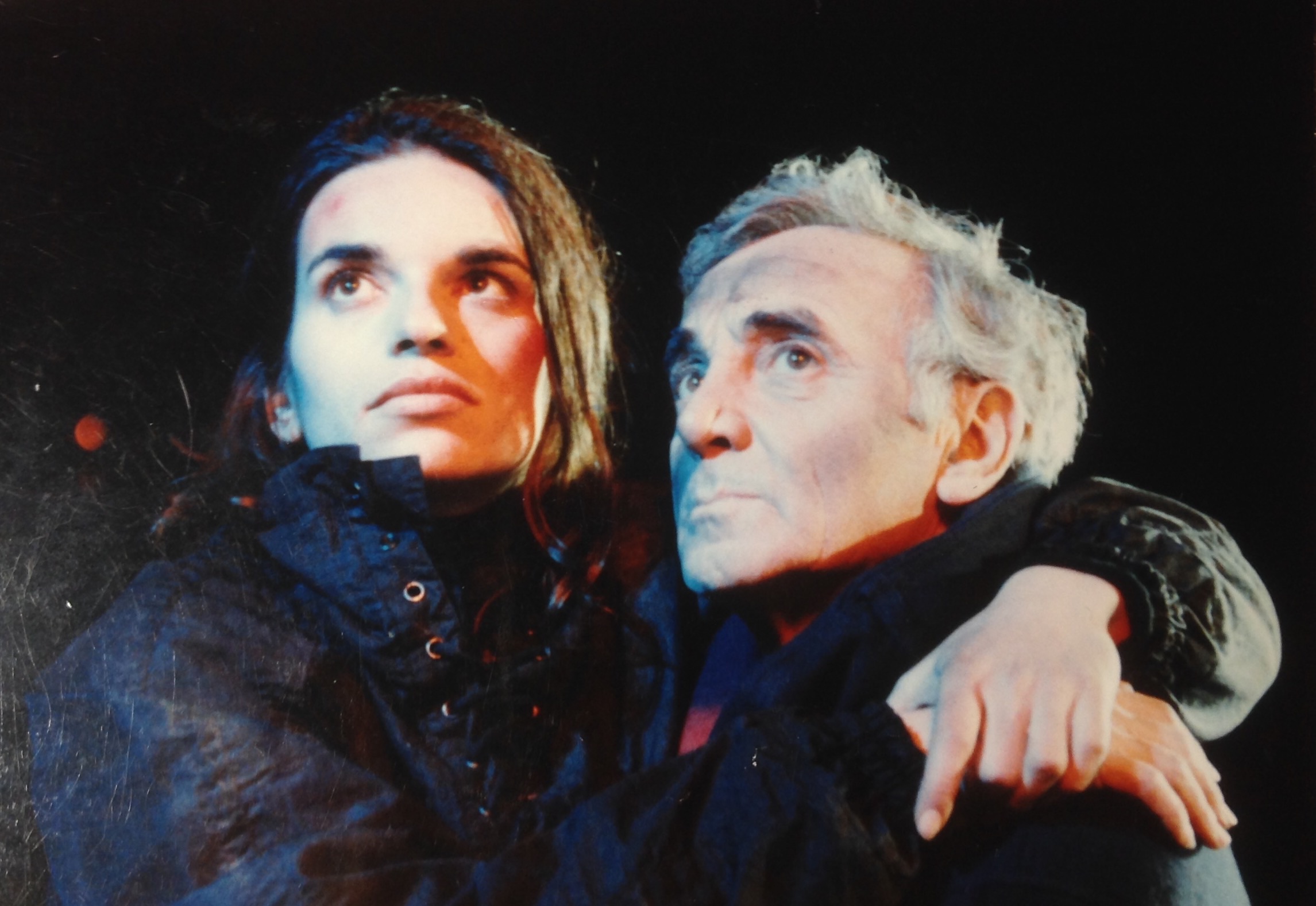 Francesca Prandi et Charles Aznavour