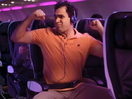 Rahul Nath for national commercial campaign 'Virgin America'