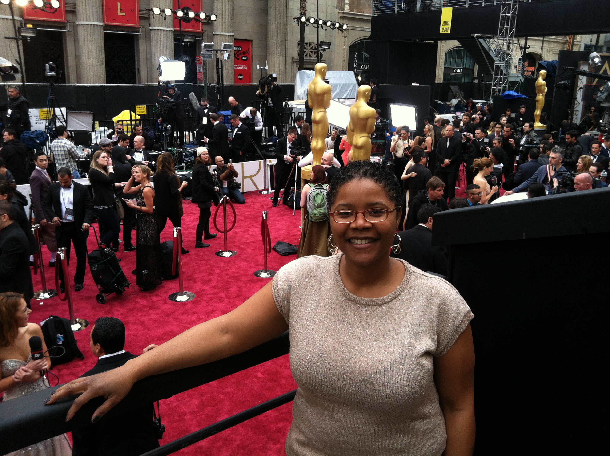 Stephanie Dawson at 2014 Academy Awards