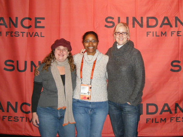 Stephanie at the 2007 Sundance Film Festival with friends Michelle Glandorf and Emily Farmer.