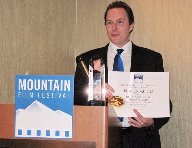 Executive Producer / Writer, Dan Hefner accepts the award for 
