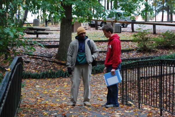 Me and the Director on the set of 