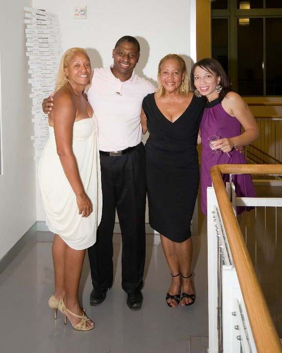 Picture of me with Writer/Director/Producer Dawn Hilton-Williams and the Main Actresses of 