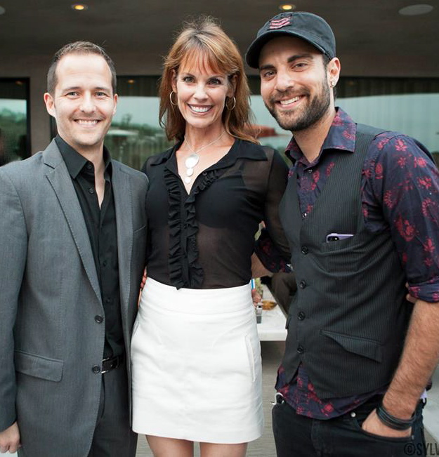 Nik Tyler with Producing Partner/Actress Alexandra Paul & Writer/Producer Mikko Alanne at Mercy For Animals 'Free To Be' Event Honoring Sam Simon - June 8th, 2013.