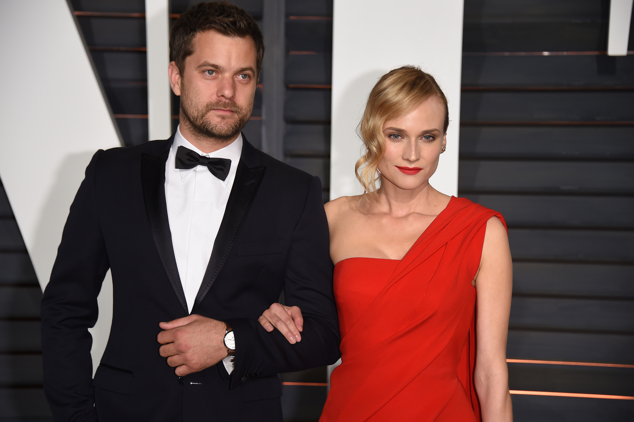 Joshua Jackson and Diane Kruger at event of The Oscars (2015)