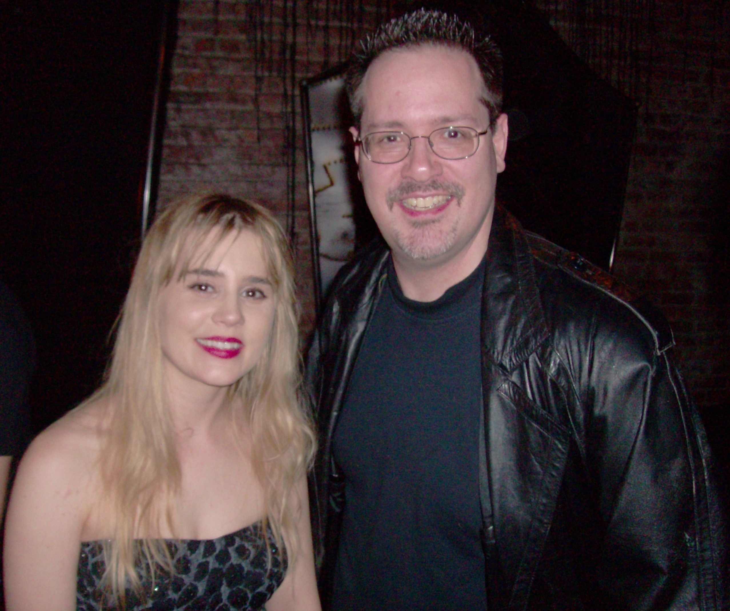 Glen Baisley and Alison Lohman at the Ghost Rider: Spirit of Vengeance VIP party hosted by Fangoria Magazine.