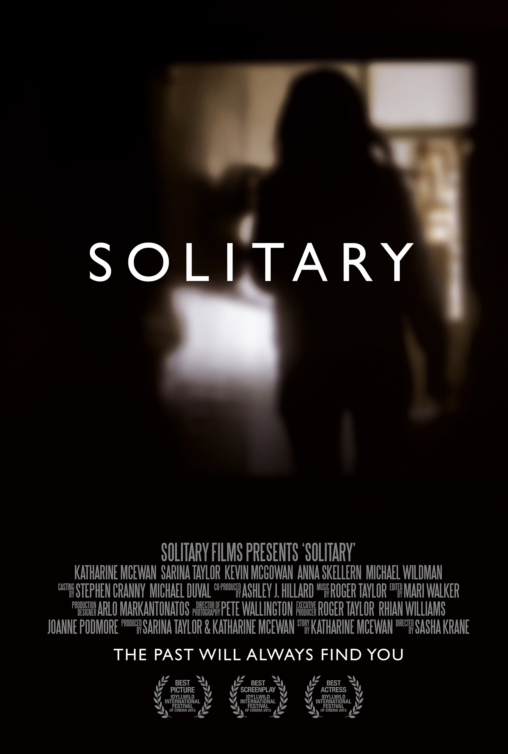 Artwork for the multi-award winning feature film SOLITARY