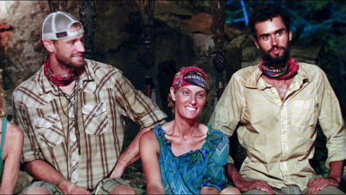 Still of Matthew Lenahan, Chase Rice and Holly Hoffman in Survivor (2000)
