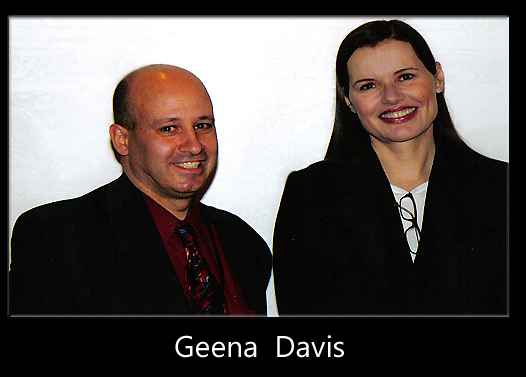 Geena Davis and Paul Parisi