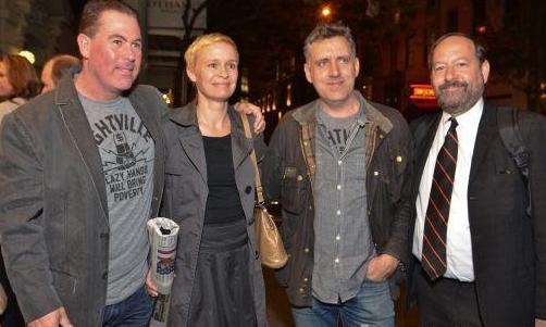 Michael W Gray, Petra Epperlein, Mike Tucker, Josh Braun (Submarine) at Fightville opening night in NYC