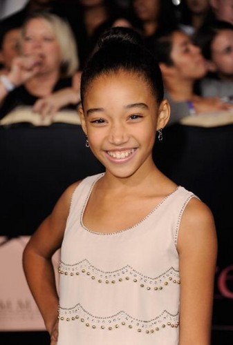 Amandla Stenberg at the premiere of 