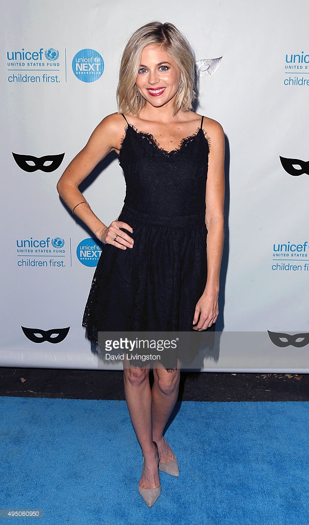 Brittany Ross at the UNICEF Black & White Masquerade Ball