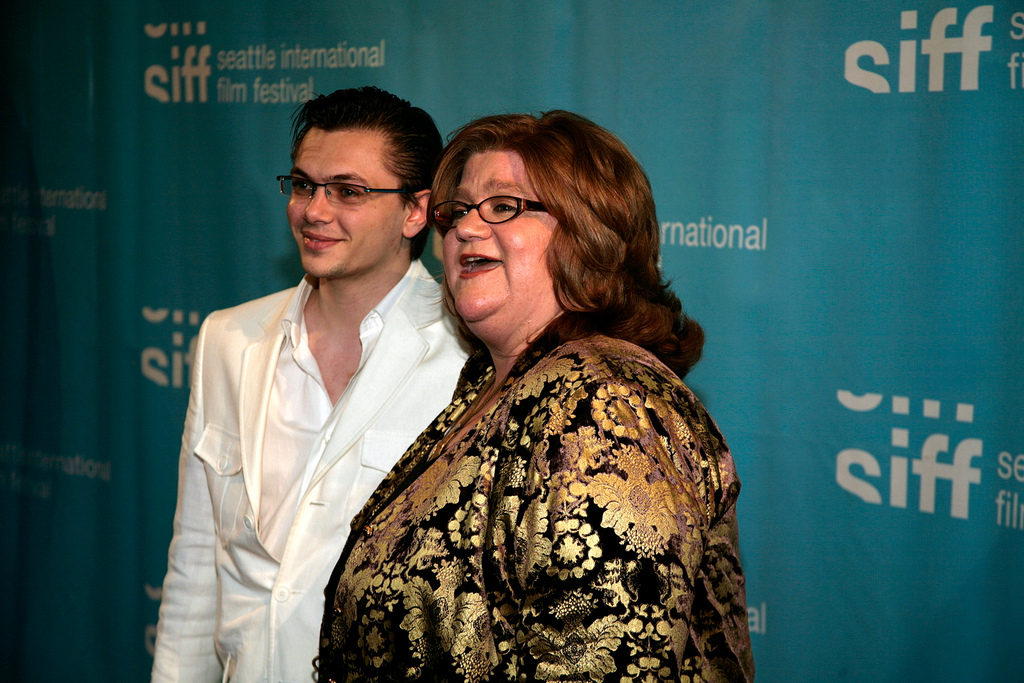 SIFF 2010 Red Carpet with SIFF's Managing Director, Deborah Person.