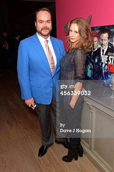 Jonathan Sothcott and Emily Shaw at the premiere of We Still Kill The Old Way