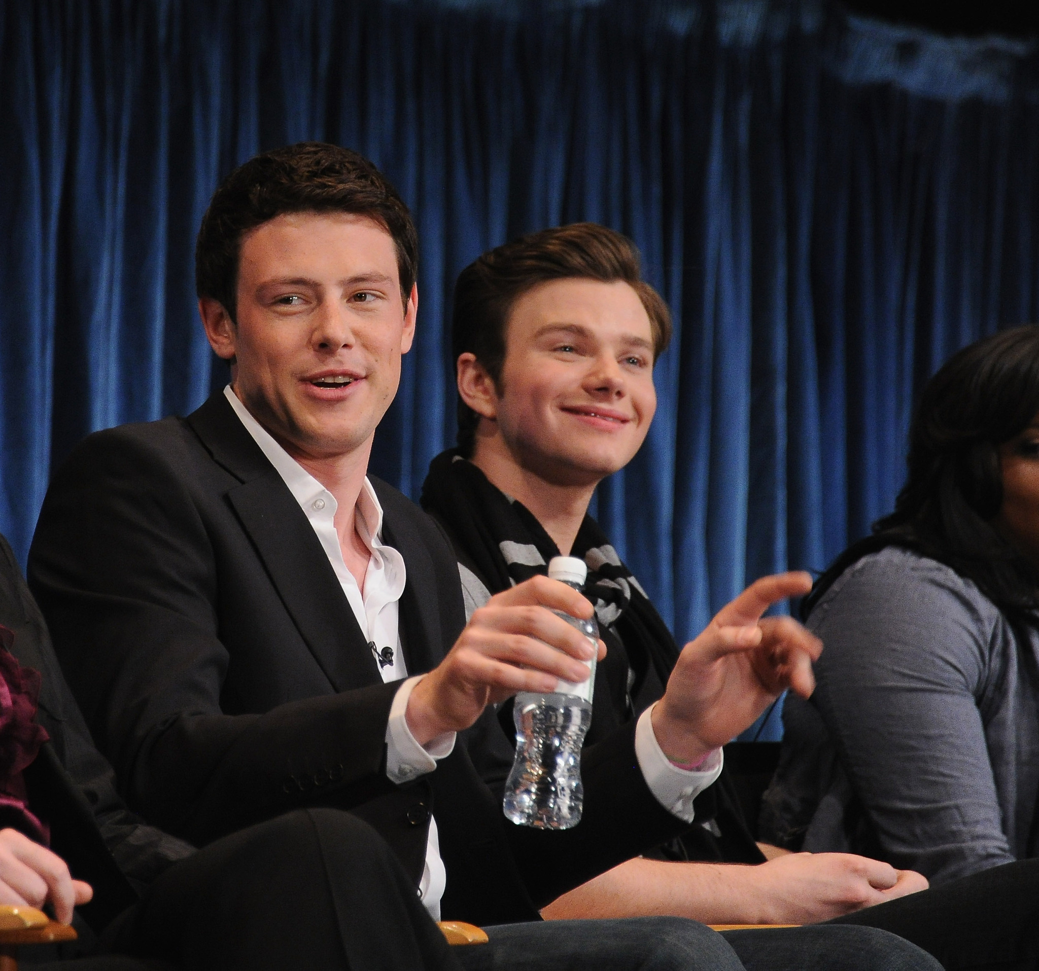Cory Monteith and Chris Colfer at event of Glee (2009)