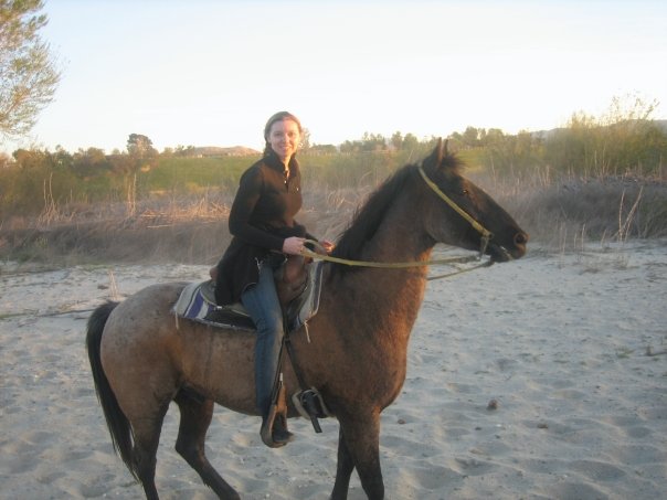 Mustang riding in Southern California.