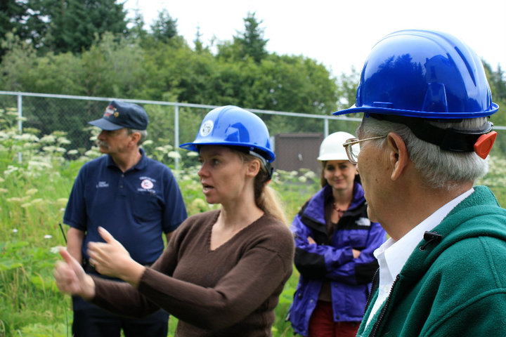 In the field, at the Jesse Lee Home, Seward, Alaska