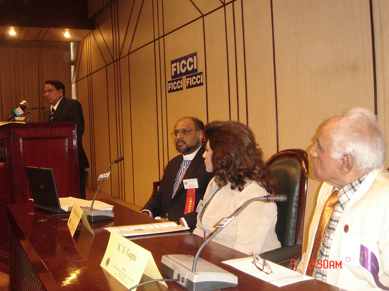 India Cabinet Minister for Information and Broadcasting, Priya Ranjan Dasmunsi, SJ Reddy, And Panel